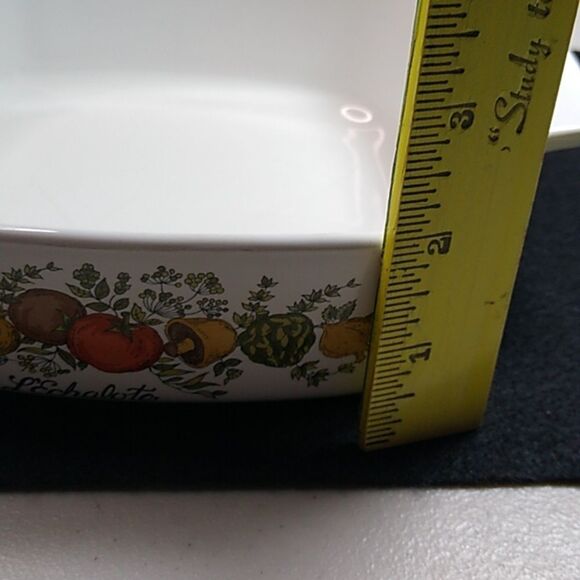 Vintage Corning Ware Spice of Life L'Echalote Casserole Cottagecore Bakeware - Picture 5 of 5
